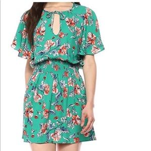 Jack by BB Dakota green floral dress